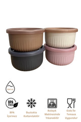x VipAhmet Vakumlu Saklama Kabı 4'lü Set, 0,30 lt
