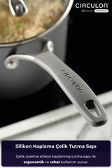 Cam Kapaklı Sos Tenceresi 18 CM