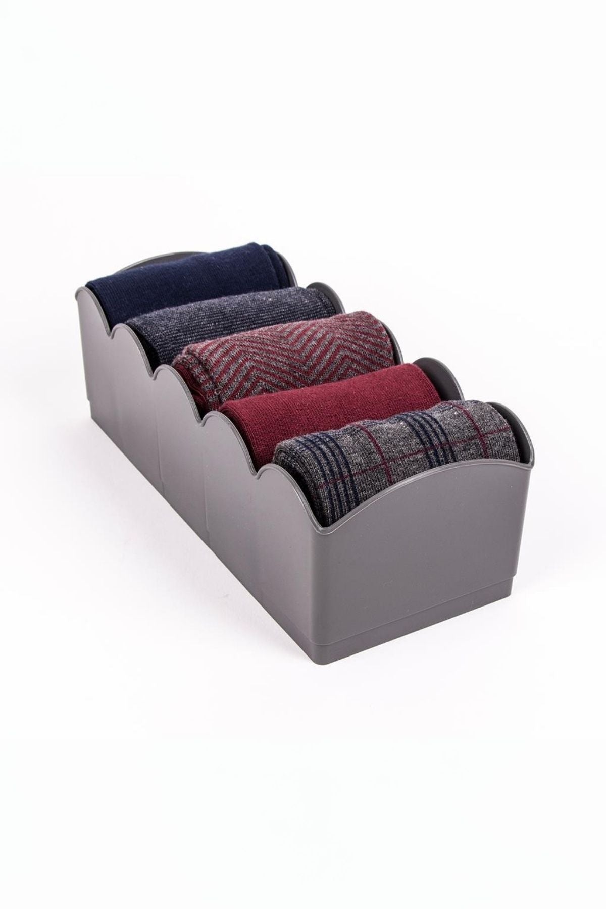 5 Bölmeli Düzenleyici, Saat, Takı, Toka, Çorap, Kravat, İç Çamaşırı Düzenleyicisi, Antrasit