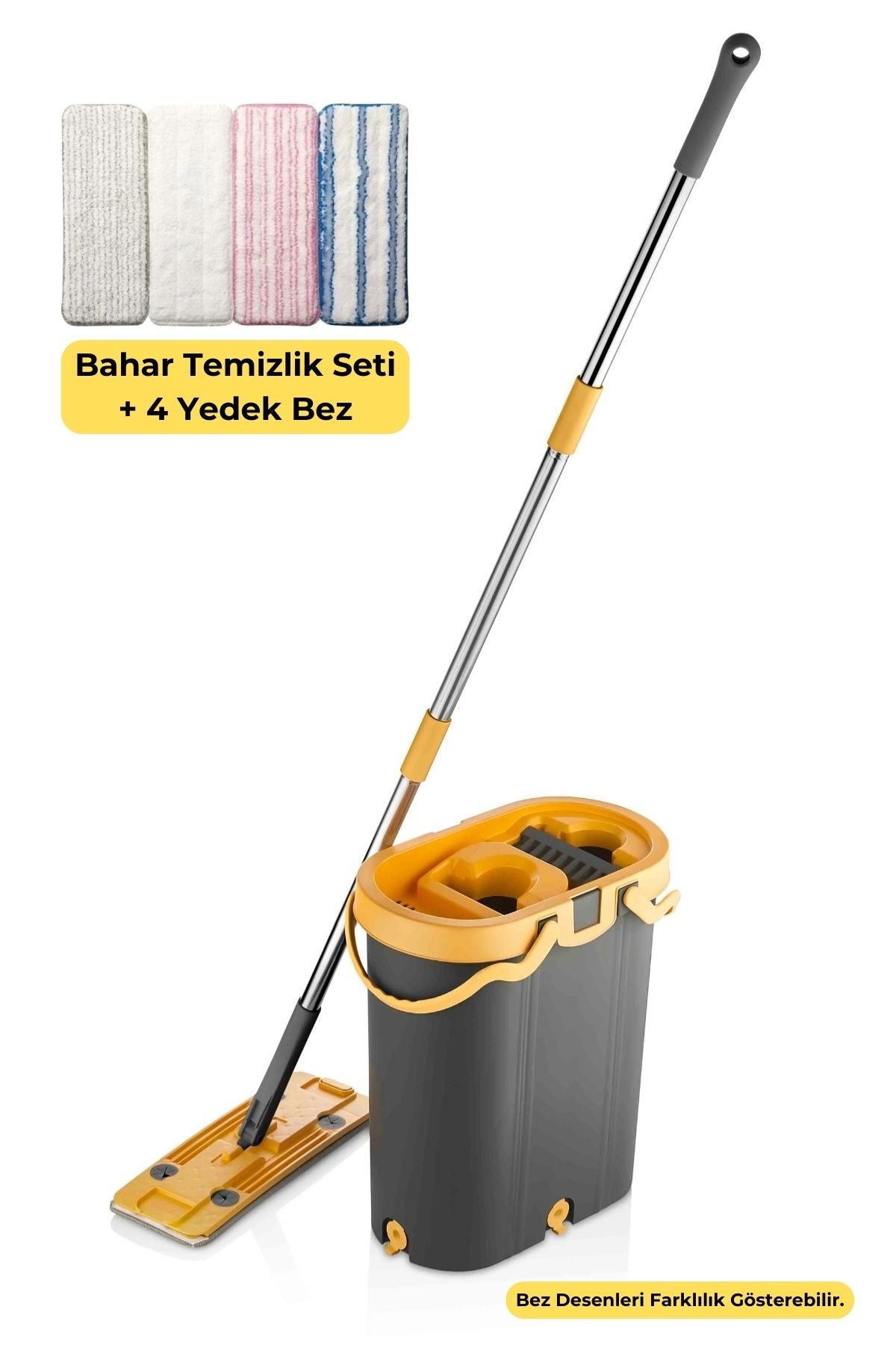 Bahar Temizlik Seti 14 Litre 4 Yedek Bezli Set VP-495