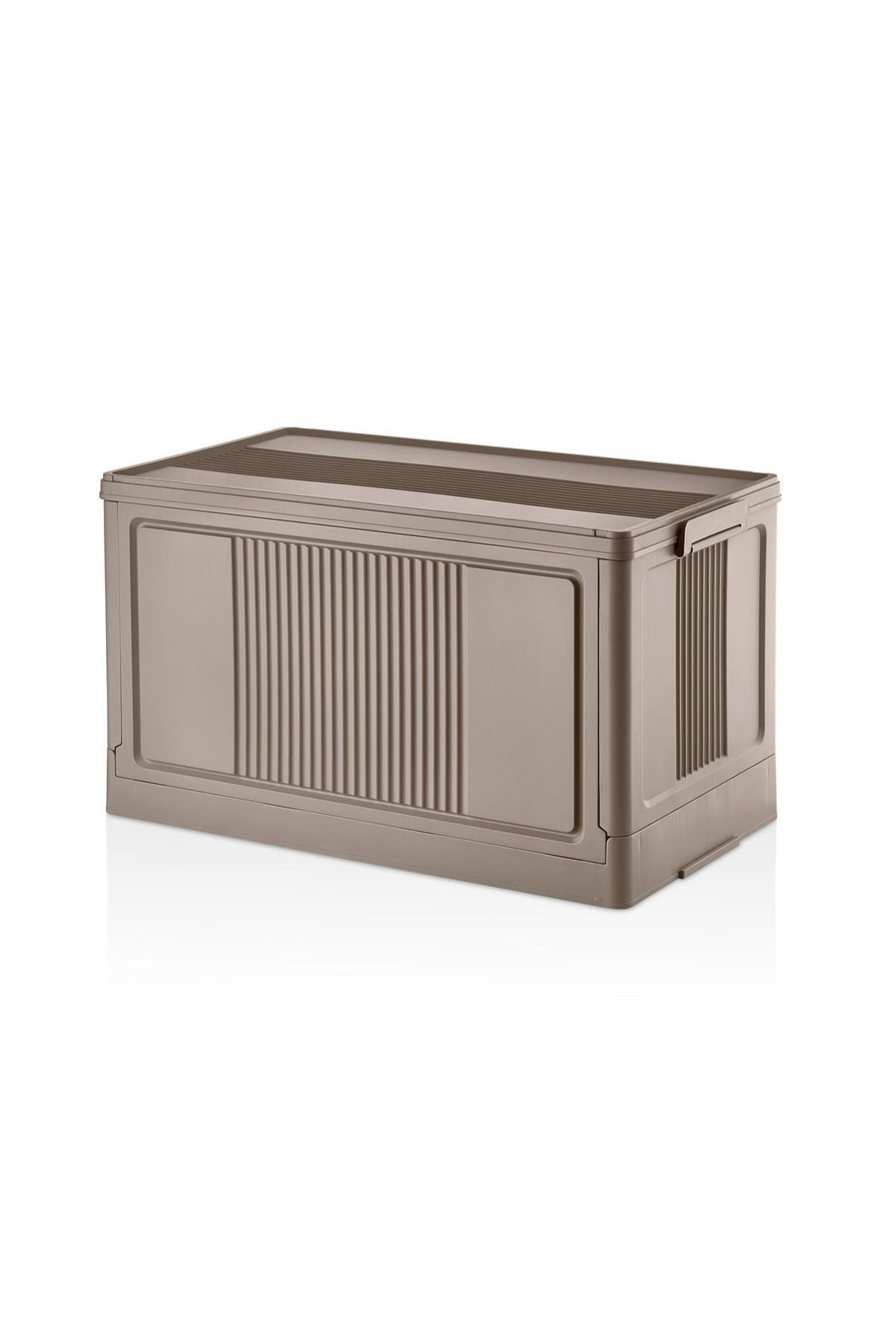 Çok Amaçlı Modüler Kasa, İstiflenebilir Organizer Düzenleyici 55 lt, 54 x 31,7 x 31,7 cm, Toprak