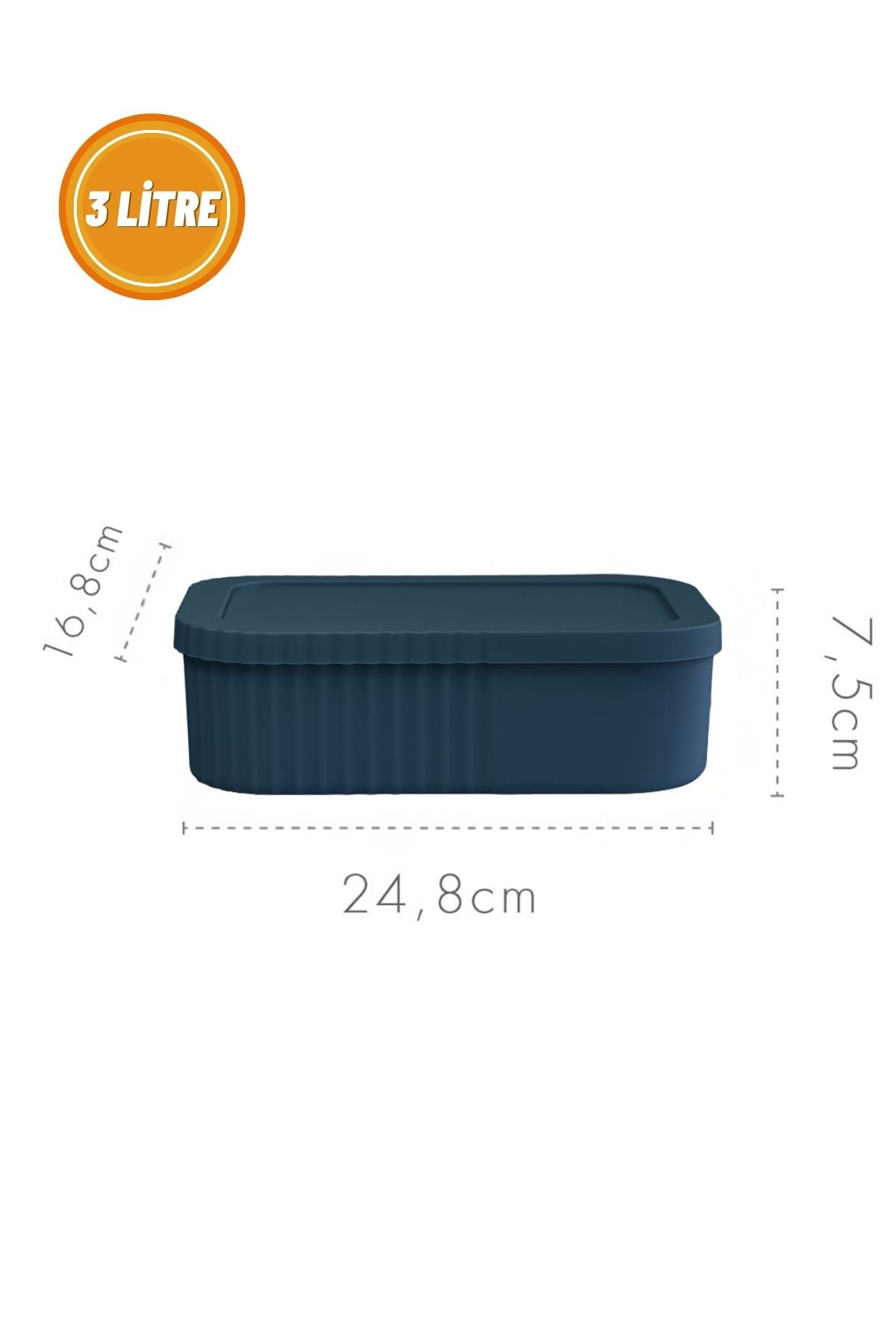 3 Litre Kapaklı Mini Organizer Kutu