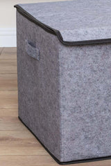 Mega Plus Gri Keçe Kapaklı Kutu, 57 x 41 x 31 cm