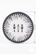 Evle Ee197-1e Mosaic Love Desenli Yuvarlak Tepsi 32 Cm