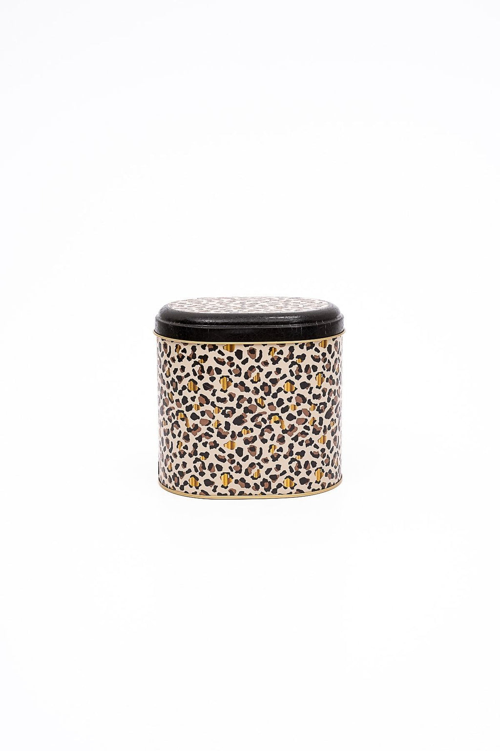 Er004-v4 Leo Desenli Oval Metal Saklama Kabı 11x15 Cm