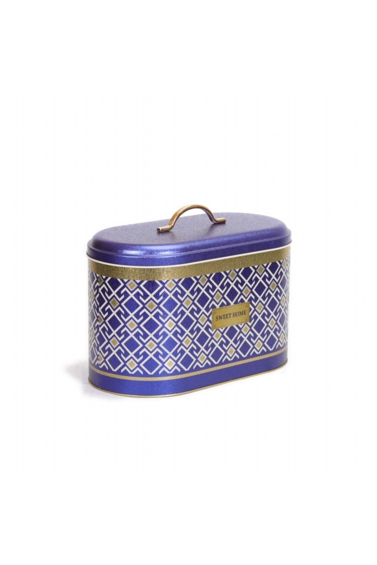 Ef002-x1 Turkish Blue_bread Box Desenli Ekmeklik 10,4 Lt