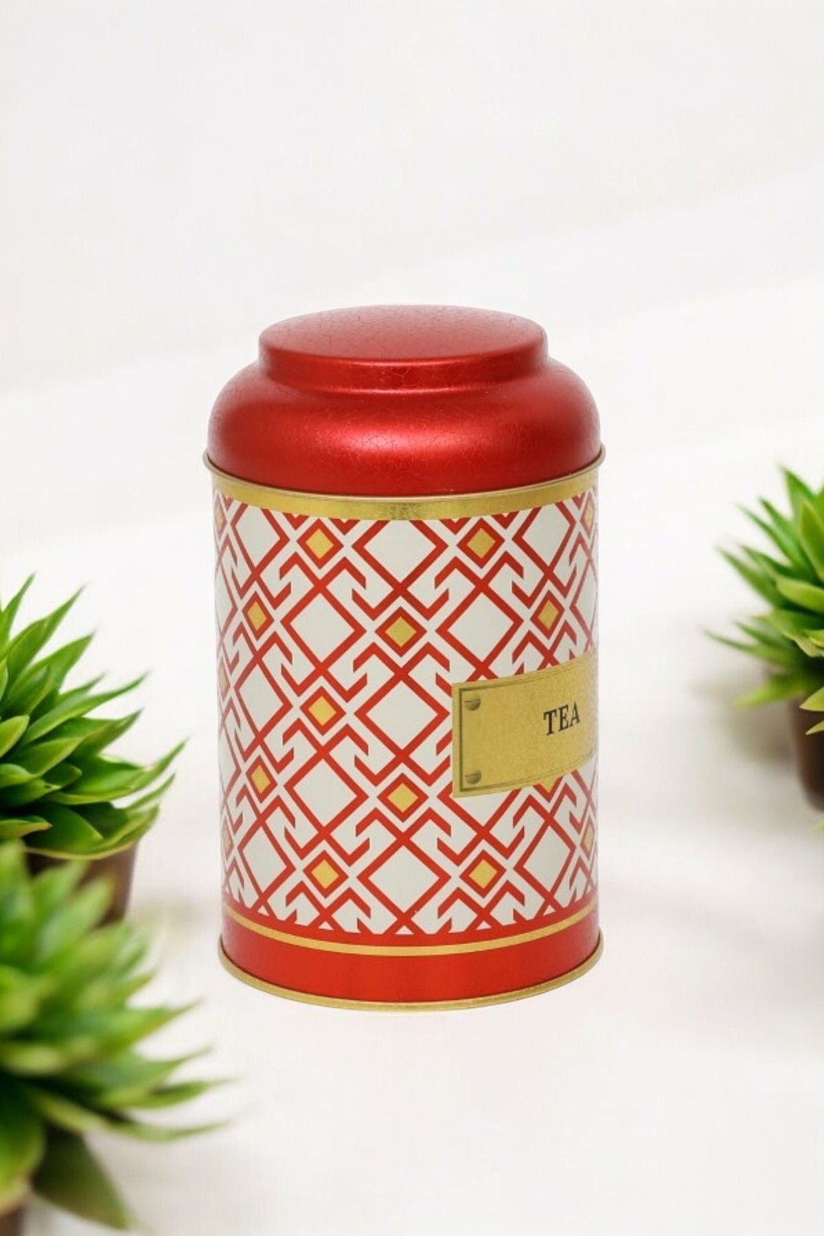 Ef115-a7 Turkish Red_tea Desenli Baharatlık 1,1 Lt