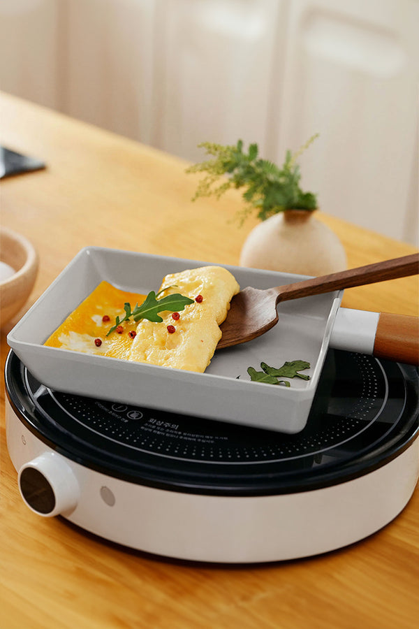 Neoflam D-NEOG115 Fika Alüminyum Döküm Omlet Tava Gri 15Cm