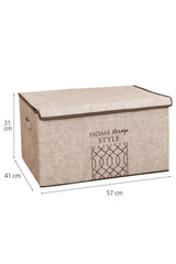 Keçe Kapaklı Çok Amaçlı Mega Plus Kutu Hurç 57 x 41 x 31 cm