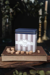 Er205-8a Elegance Sugar Desenli Kare Metal Saklama Kabı 8 X 12 Cm