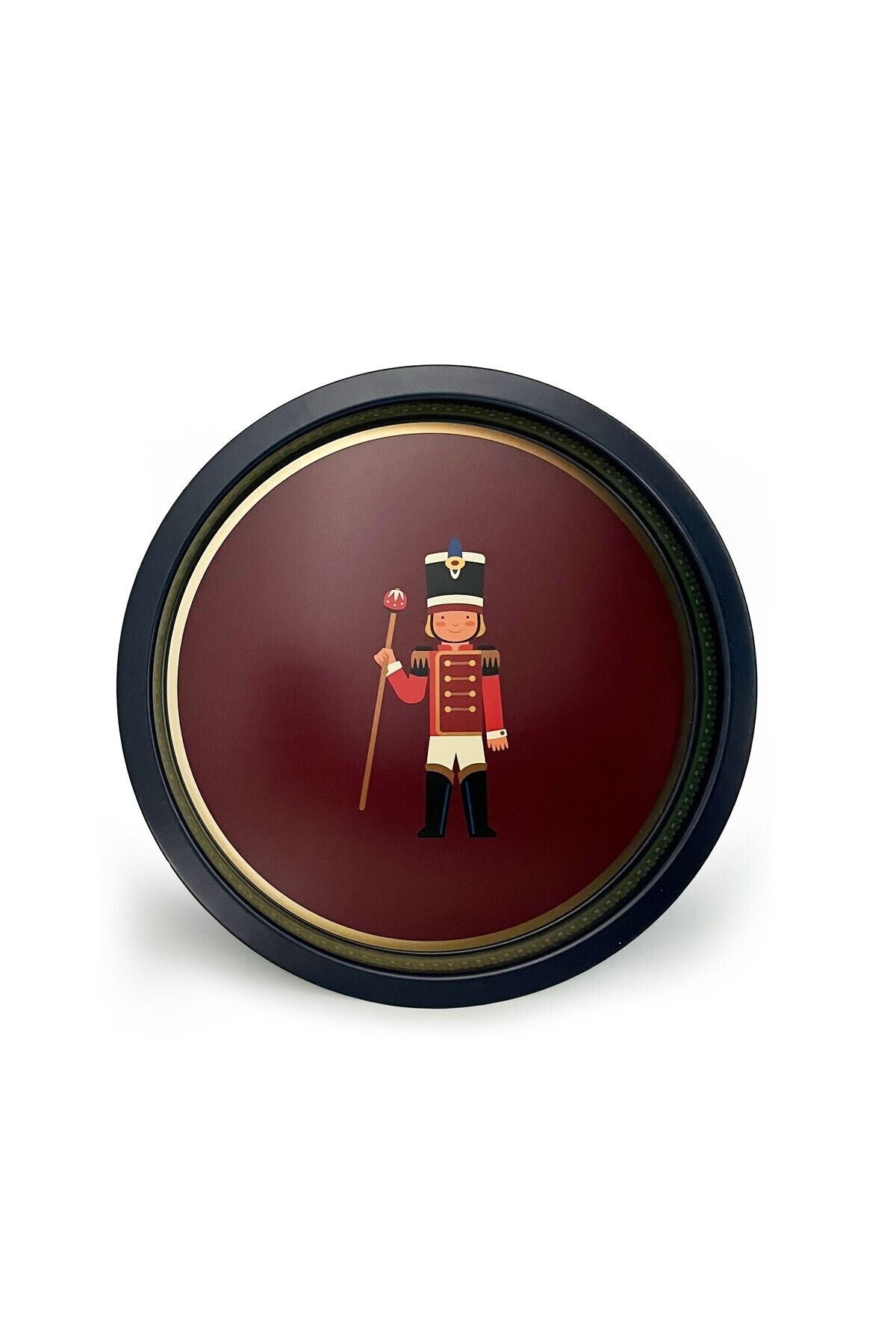 Yılbaşı Temalı Metal Tepsi, 31.5 Cm Ez197-1r