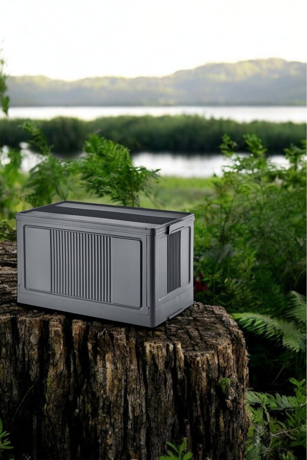 Çok Amaçlı Modüler Kasa, İstiflenebilir Organizer Düzenleyici 55 lt, 54 x 31,7 x 31,7 cm, Antrasit
