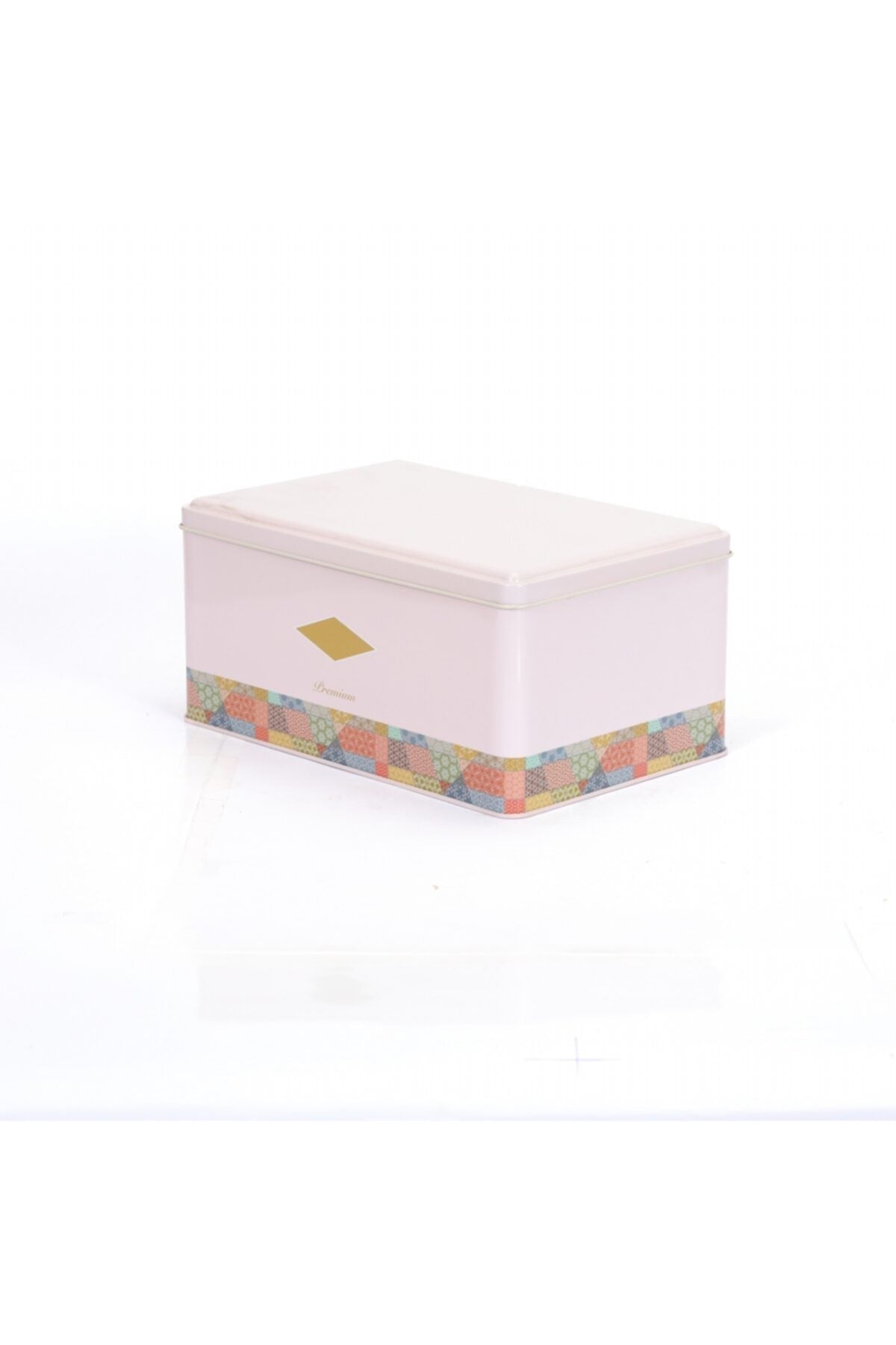 Evle Dikdörtgen Metal Saklama Kabı 17x26 cm