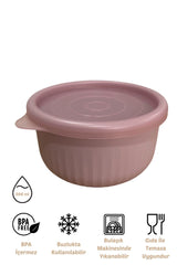 x VipAhmet Vakumlu Saklama Kabı, 0,30 lt, Pembe