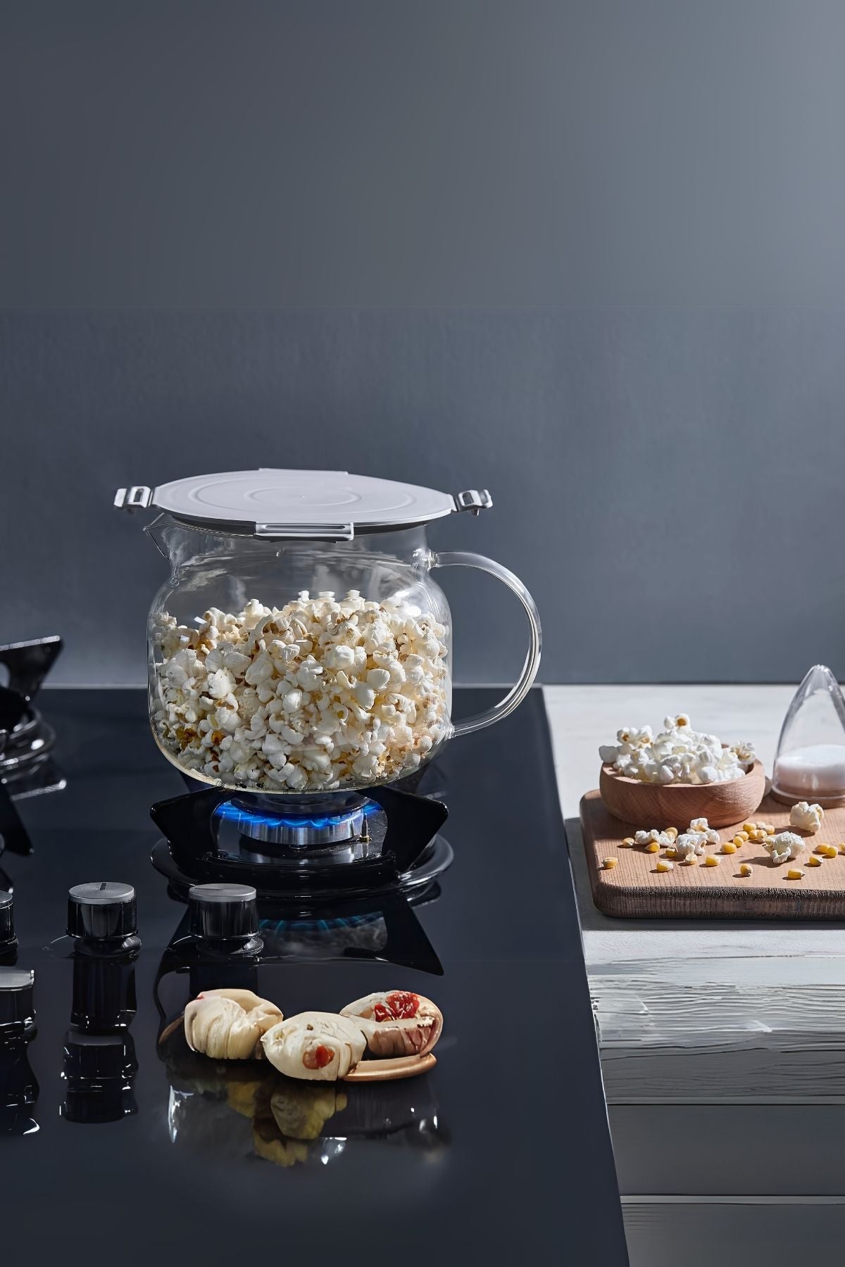 Borosilikat Cam Yoğurt Süzme Kabı, Peynir Yapma Aparatı, 2.2 Litre