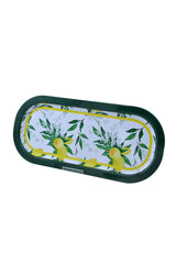 Ef168-t2 Sn_lemon Desenli Oval Tepsi 16x35 Cm