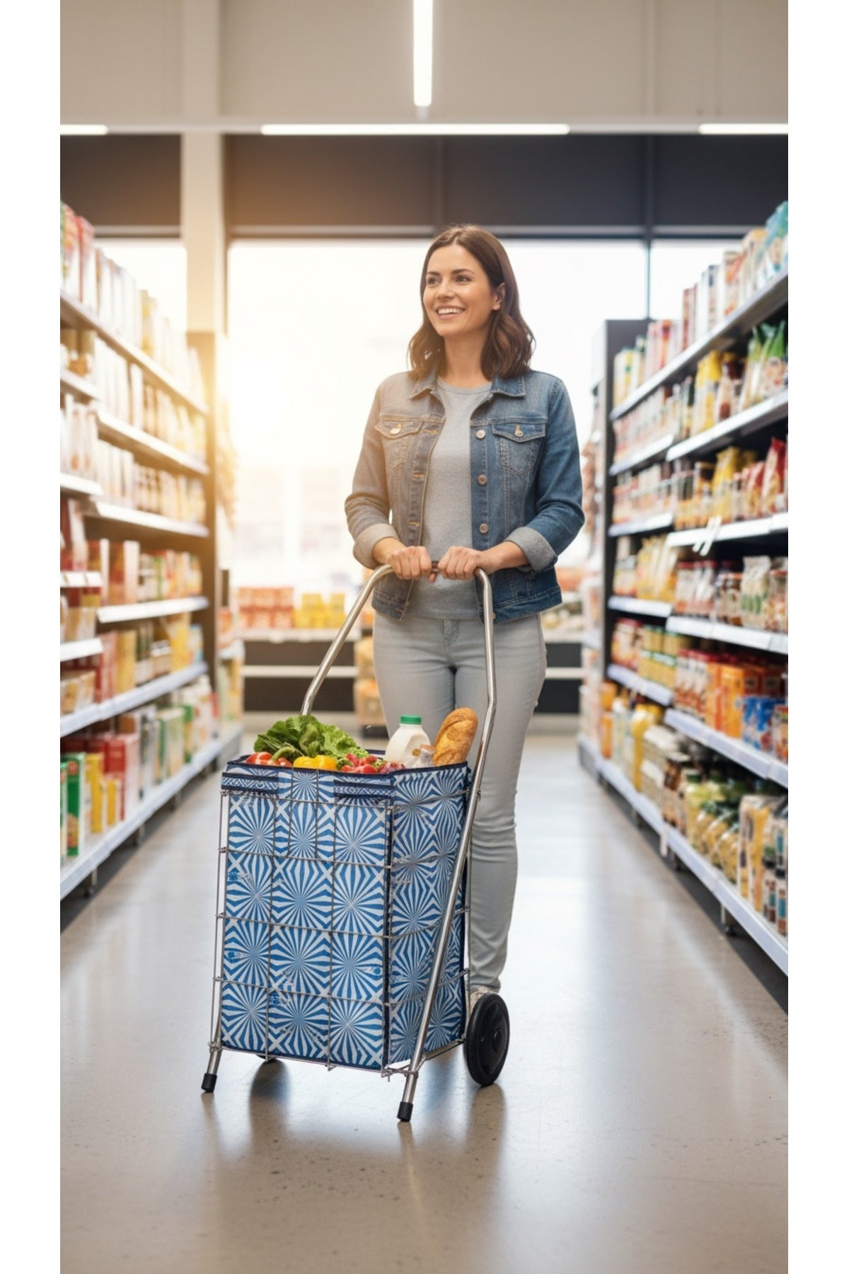 48 Litre Eko Mini Pazar Arabası