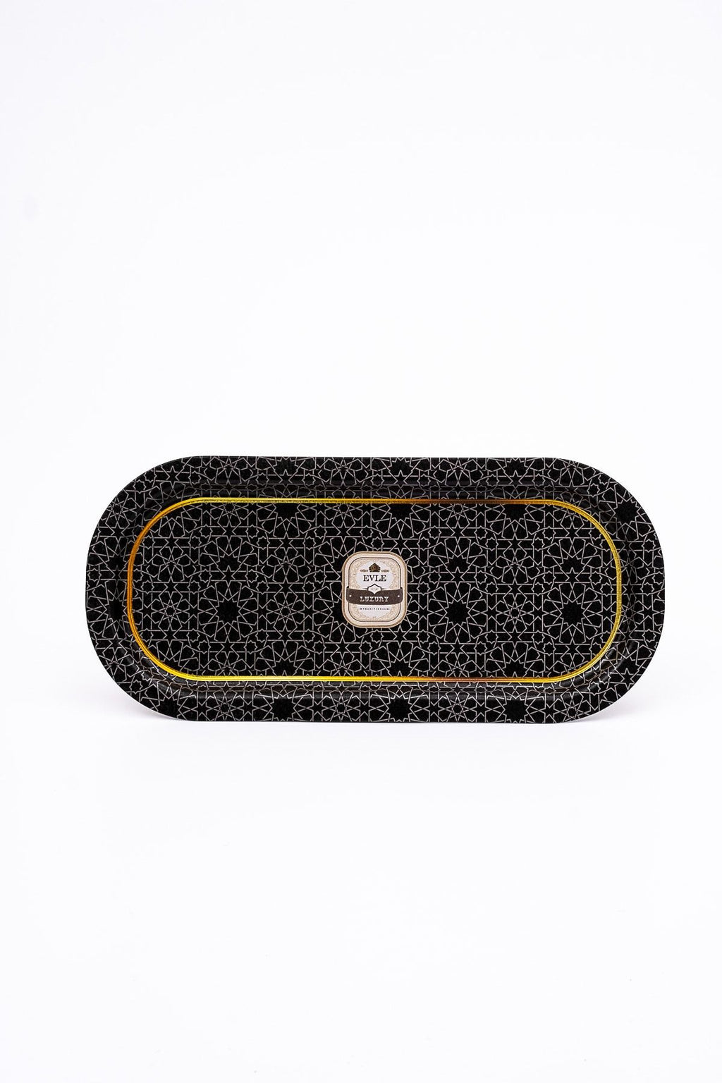Ee168-v2 Trellis Desenli Oval Tepsi 16x35 Cm