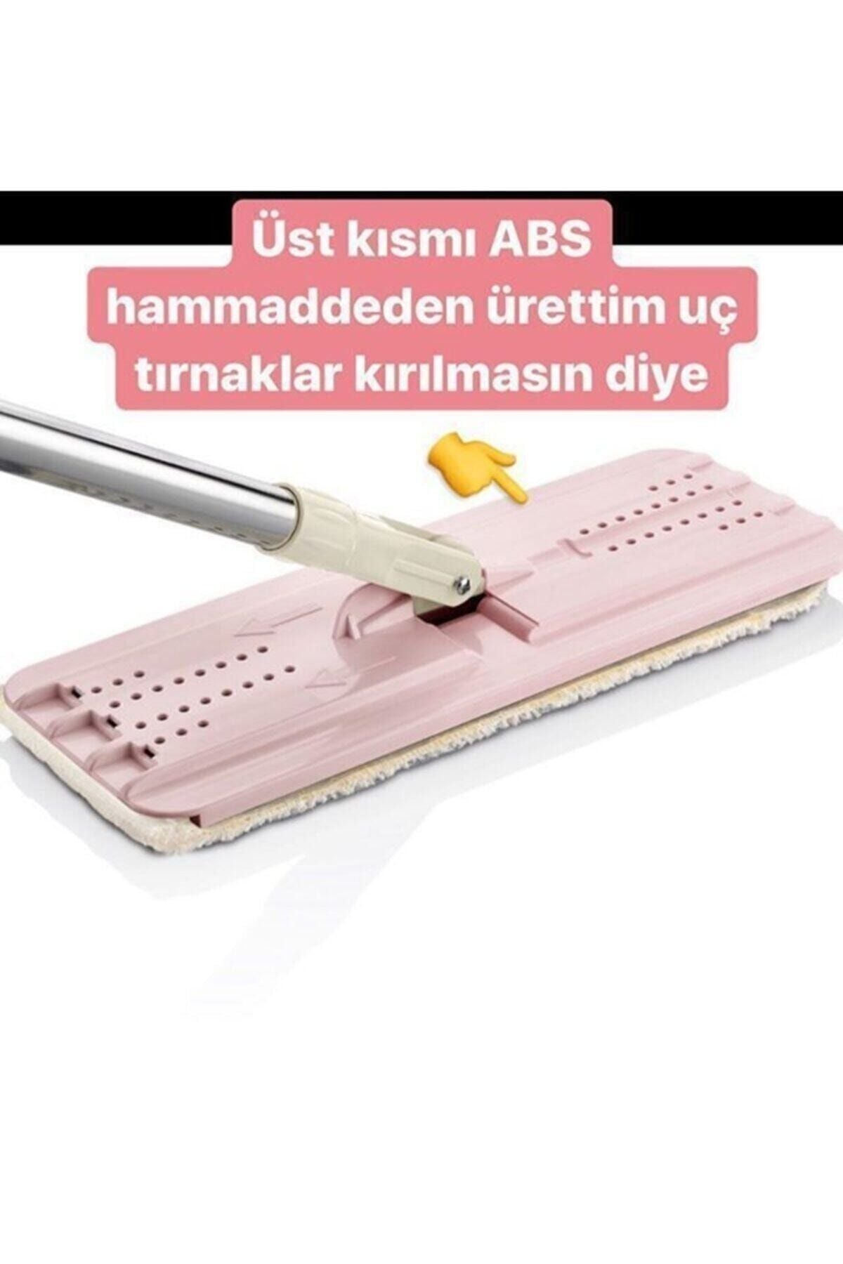 Vipset Premium Tablet Mop Temizlik Seti Temizlik Kova Seti Vip-01+2 Yedek Bez