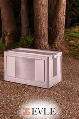 Çok Amaçlı Modüler Kasa, İstiflenebilir Organizer Düzenleyici 55 lt, 54 x 31,7 x 31,7 cm, Pudra