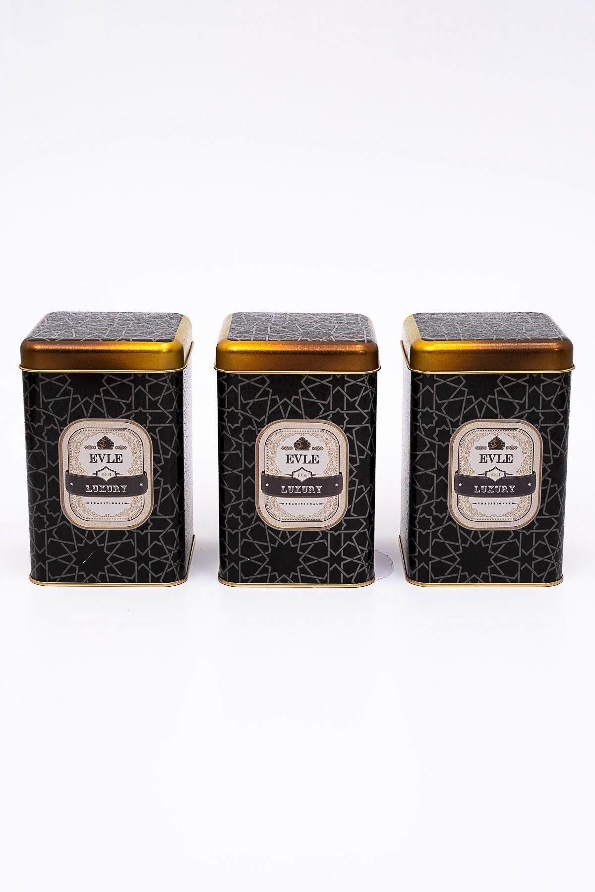 Erb09v2 Kare Saklama Kabı 105x105x160 3 Lü Set, Trellis