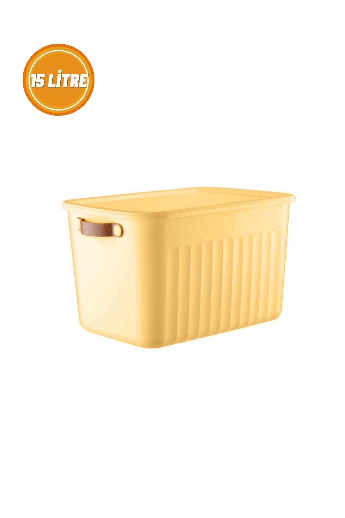 15 Litre Kapaklı Çok Amaçlı Saklama ve Düzenleme Kutusu