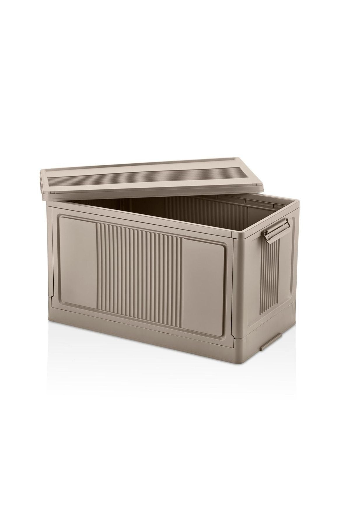 Çok Amaçlı Modüler Kasa, İstiflenebilir Organizer Düzenleyici 55 lt, 54 x 31,7 x 31,7 cm, Toprak