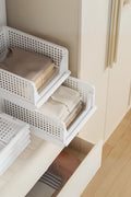 Evle Fold & Go Katlanır 3lü Organizer Kayar Raf, Mavi