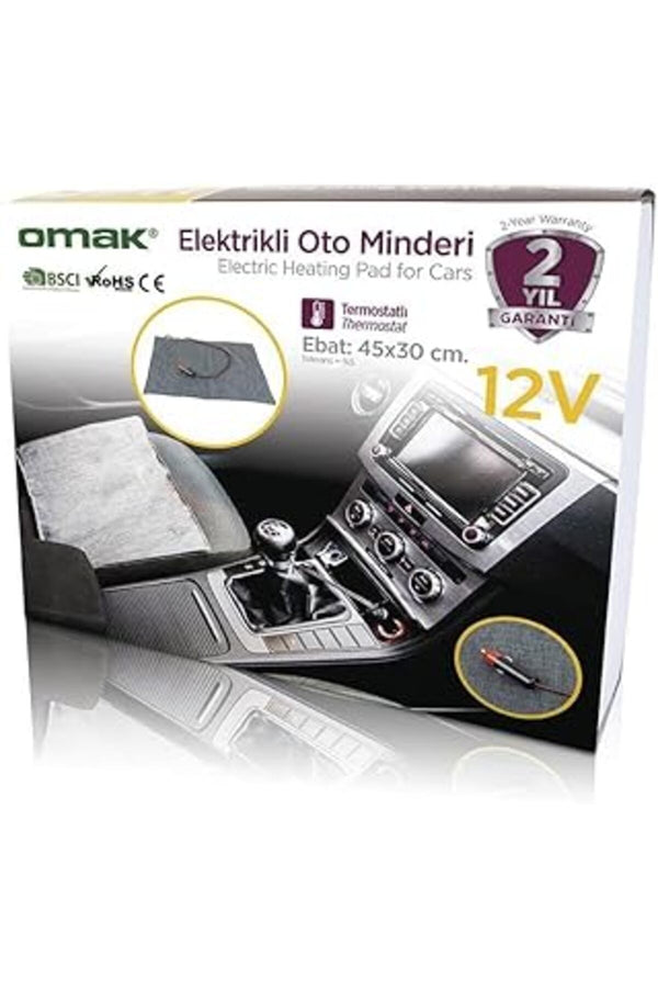 Omak Elektrikli Oto Minderi Termostatlı 12v