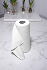 Mikrofiber Temizlik Rulosu – 25 Adet, 25x25 cm, Çok Amaçlı Kullanım, Kopart Kullan, Beyaz