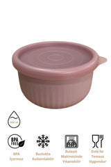 x VipAhmet Vakumlu Saklama Kabı, 0,30 lt, Pembe