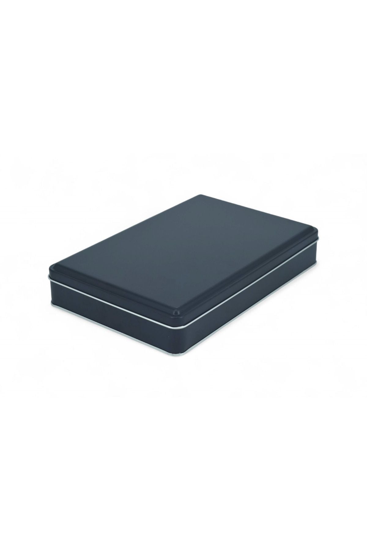 170x260x47 mm Metal Kapaklı Baskısız Metal Kutu, Mat Siyah, 42 Adet