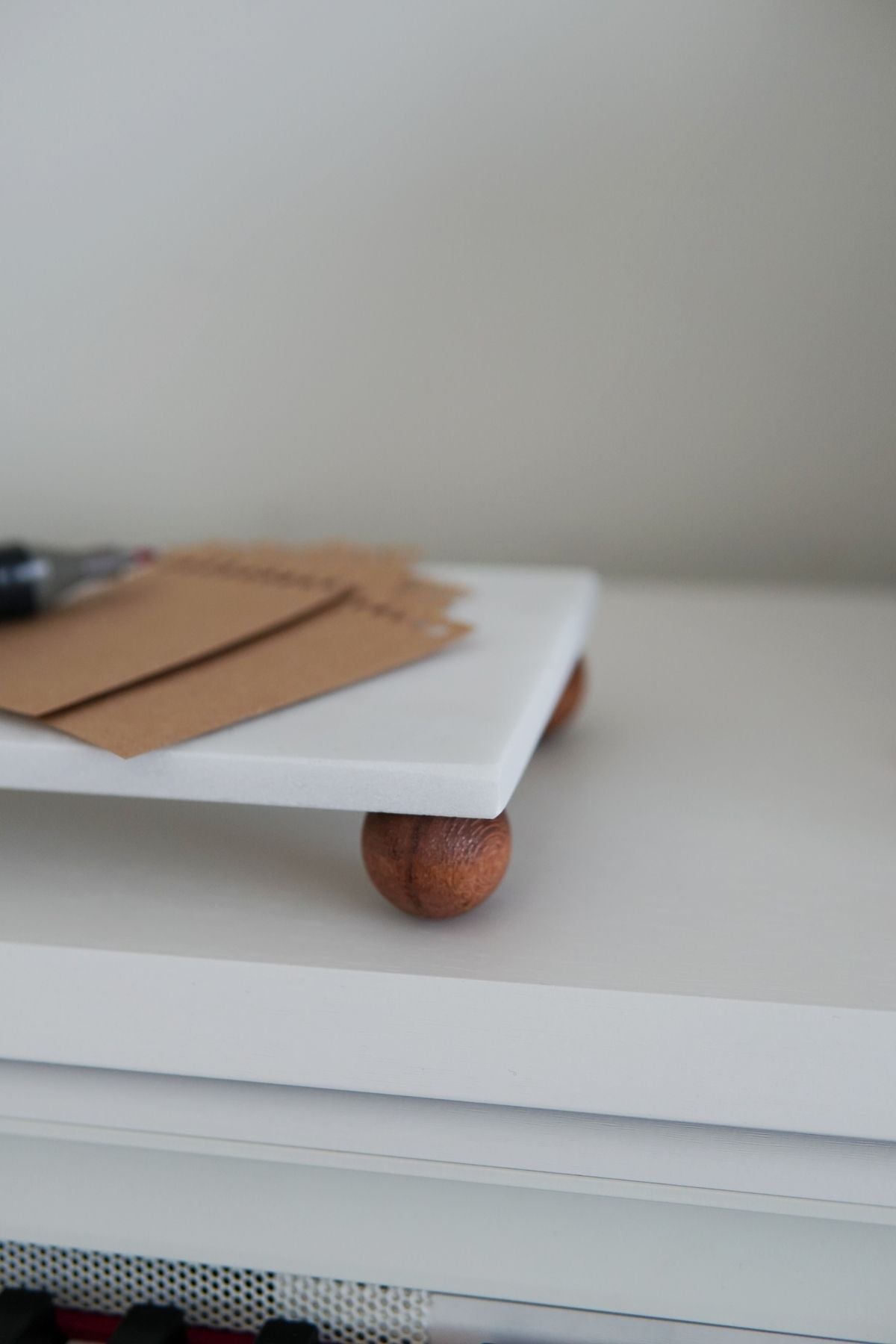 Beyaz Mermer Dikdörtgen Sunum Tabağı 24x12 cm | Çok Amaçlı Dekoratif Stand