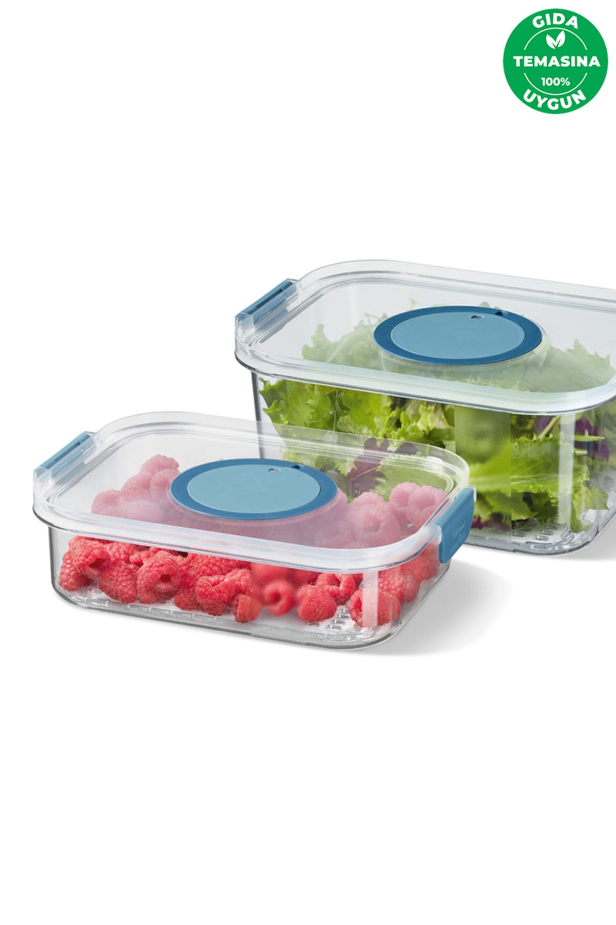 Prima Nova Seoul Buzdolabı Saklama Kapları 2'li Set (1200 ML + 2000 ML)