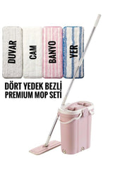 Premıum Mop Set + Dörtlü Yedek Bez