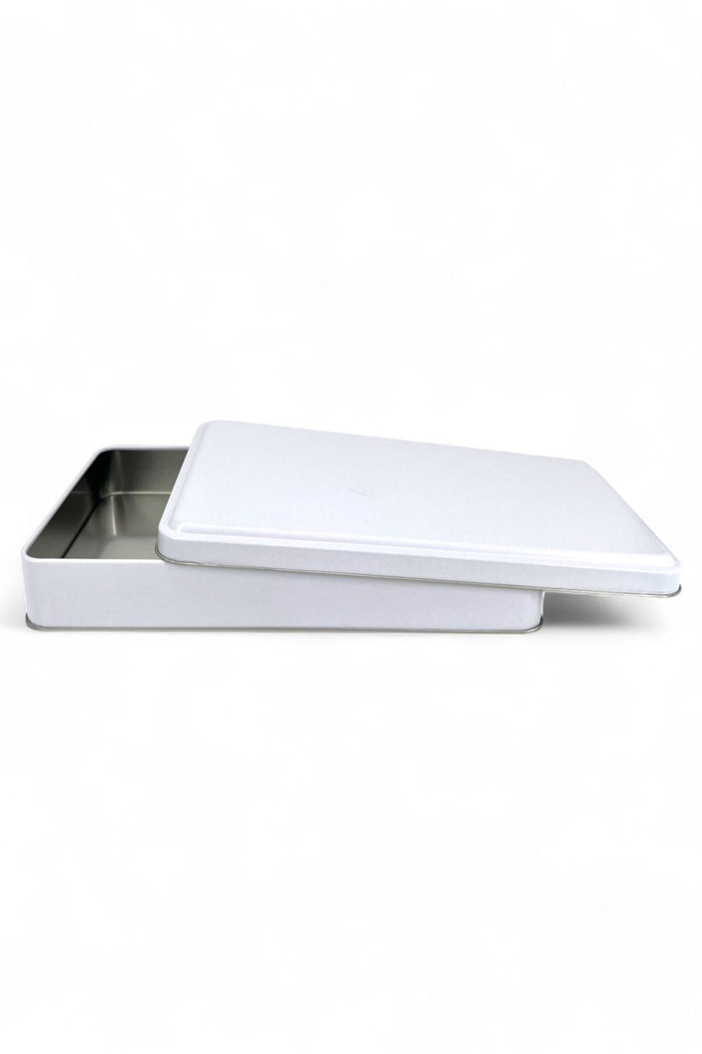 140x240x50 mm Metal Kapaklı Baskısız Metal Kutu, Mat Beyaz, 48 Adet