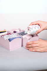 5 Bölmeli Düzenleyici, Saat, Takı, Toka, Çorap, Kravat, İç Çamaşırı Düzenleyicisi, Gri