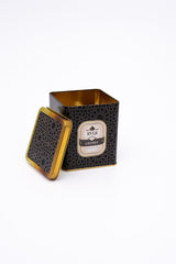 Er024-v2 Trellis Desenli Kare Metal Saklama Kabı 12x12 Cm