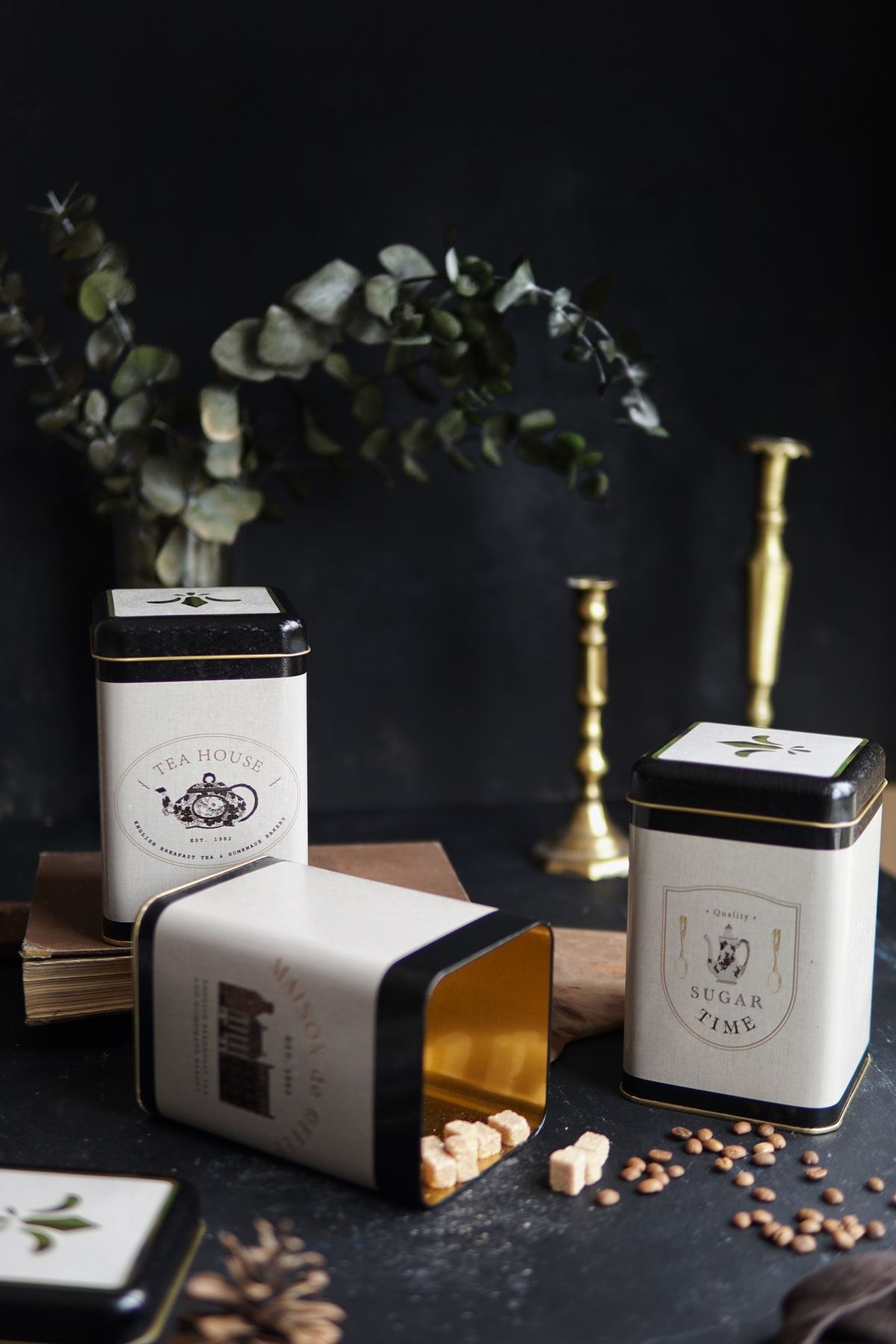 Erb09v3 Kare Saklama Kabı 105x105x160 3 Lü Set, Azura