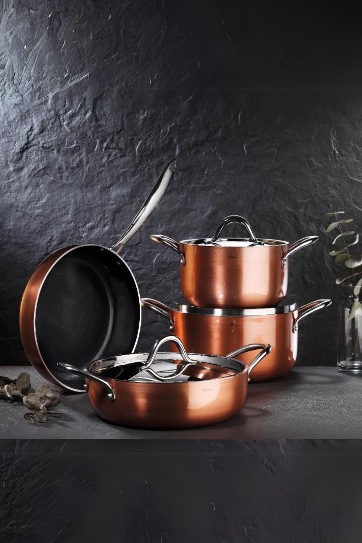 Brioni Copperfield 7 Parça Tencere Seti
