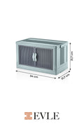 Evle Katlanabilir Modüler Dolap Tekli, 55 lt, 54 cm x 31,7 cm x 31,7 cm