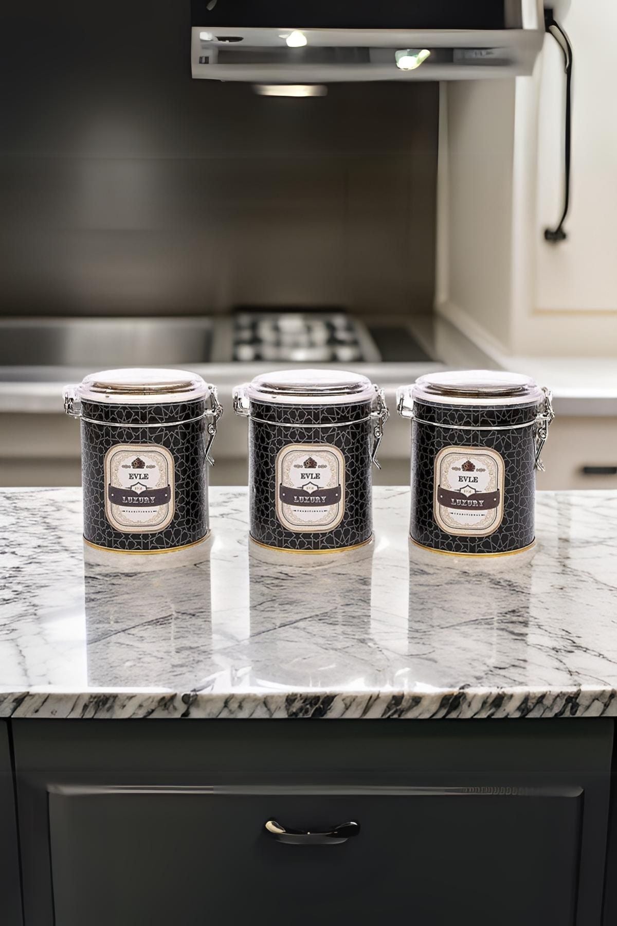 Erb19v2 Silindir Saklama Kabı Kilitli Ø90 3 Lü Set,