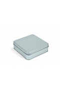 Kontensan 120x120x41 mm Metal Kapaklı Baskısız Metal Kutu, Mat Beyaz, 144 Adet