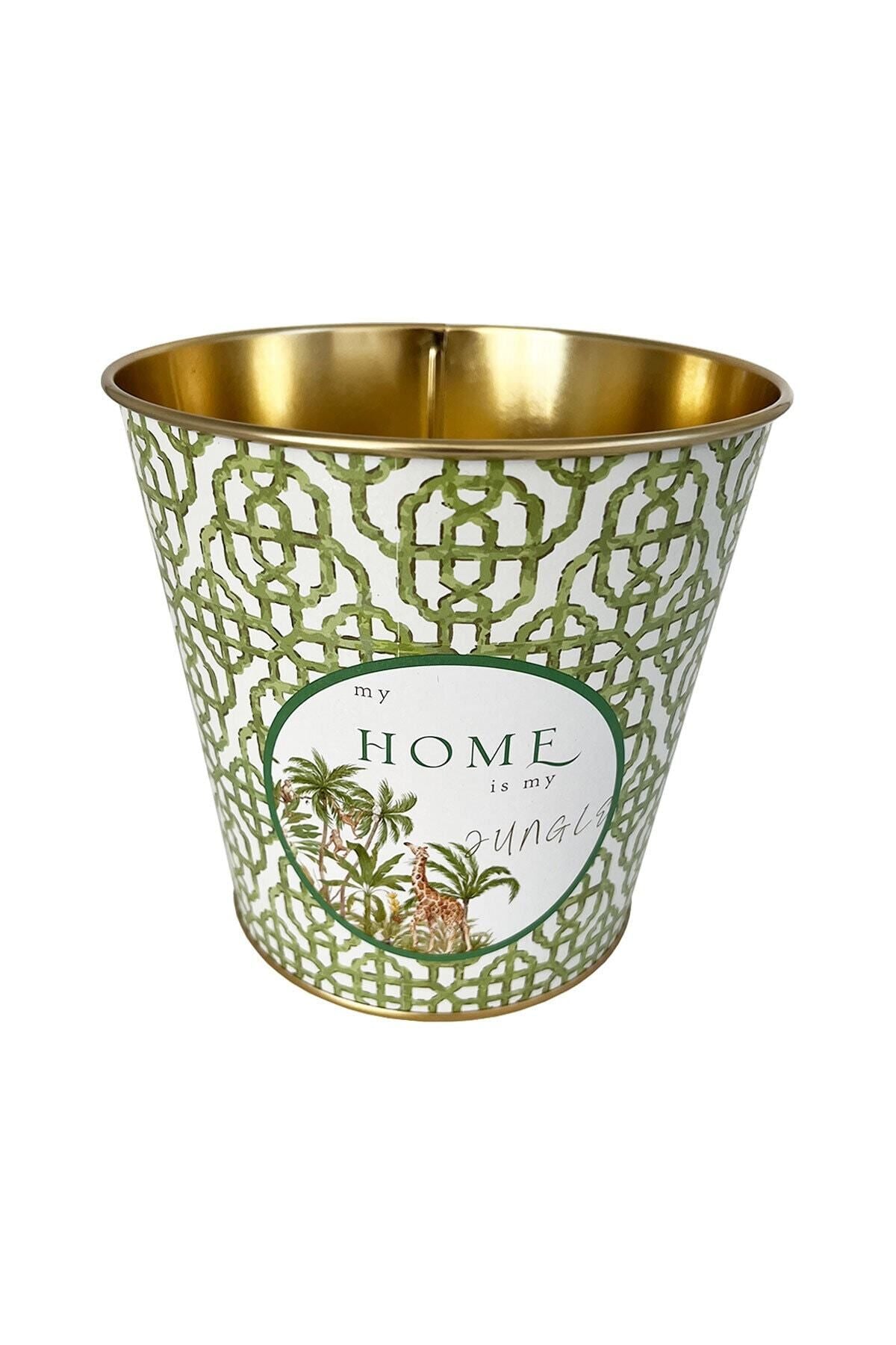 Metal Popcorn Kutusu - Patlamış Mısır Kovası 13.5 Cm, Forrest Er149-8i