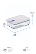 Neoflam D-NEOPSD230 Neoflam Perfect Seal Cam Saklama Kabı 2300Ml
