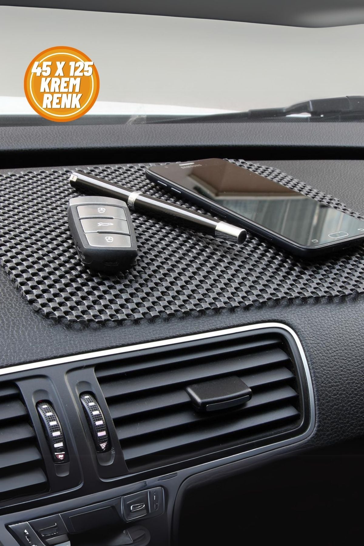 Halı Kaydırmaz, Torpido Koruyucu, Masa Koruyucu Örtü, Araba Göğüs Koruyucu 45x125 cm