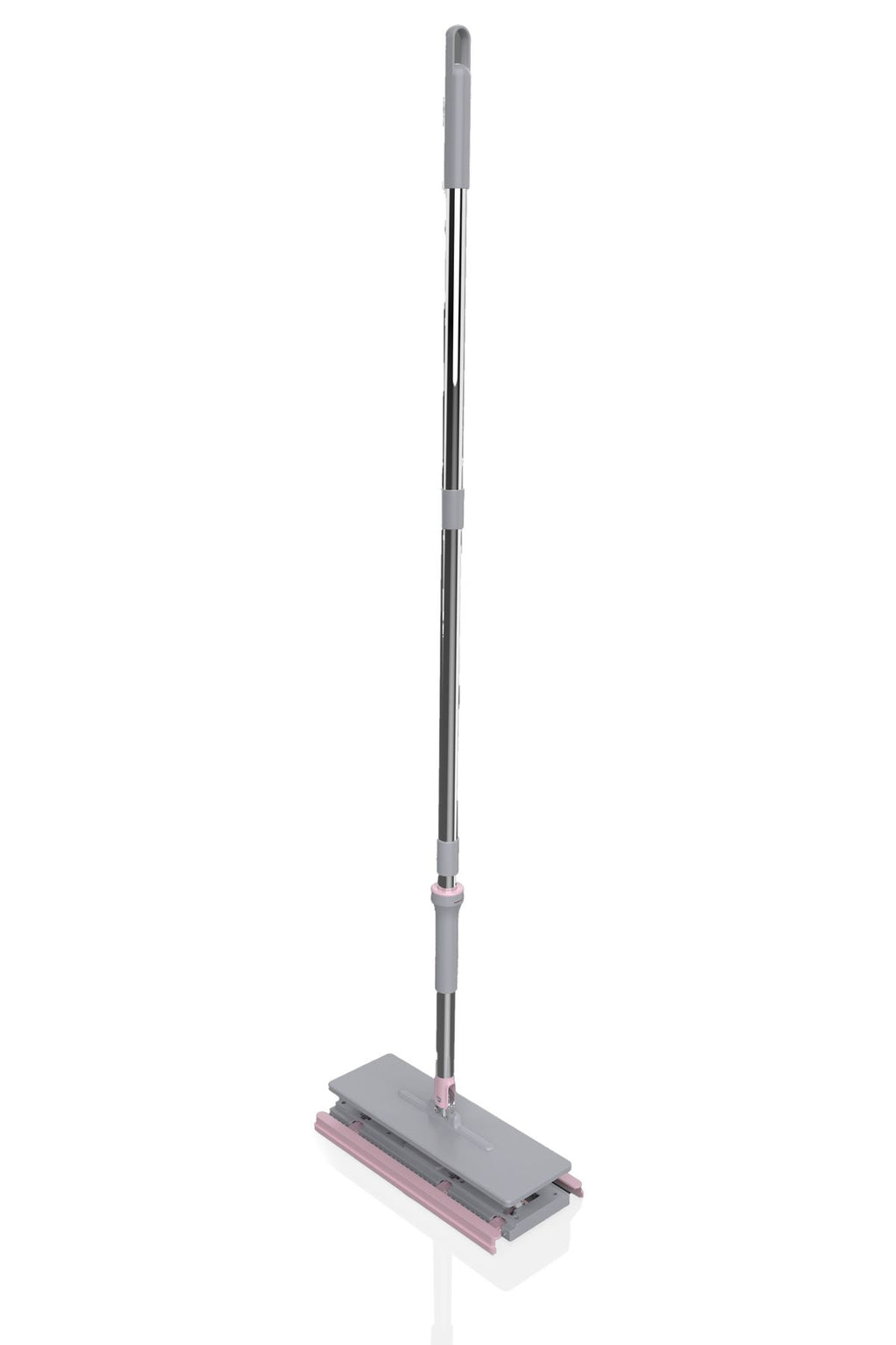 Click Mop, Akıllı Mop Paleti – Paslanmaz Çelik Saplı, Katlanabilir Mikrofiber Temizlik Aparatı
