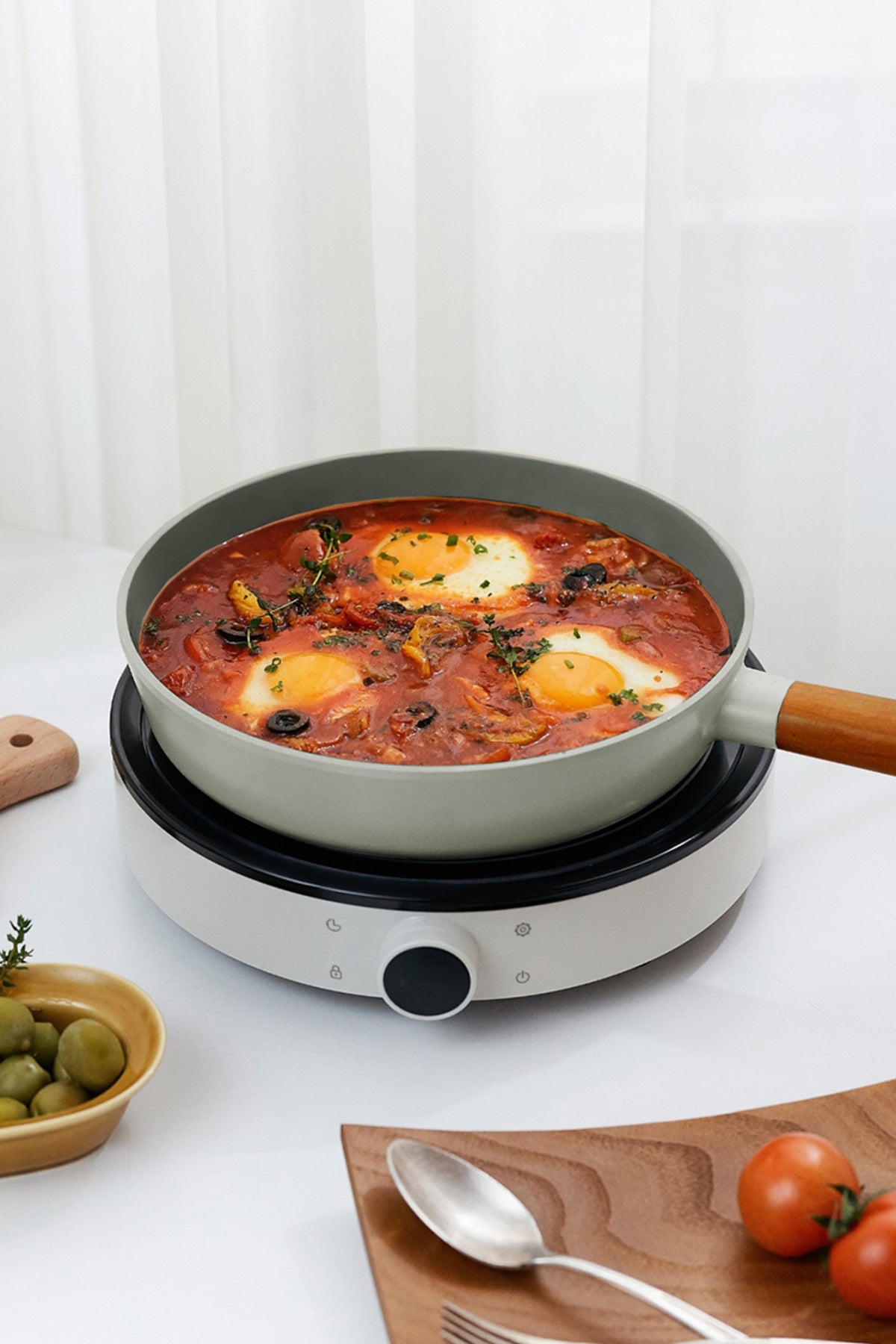 Neoflam Fika Alüminyum Döküm Tava Gri 26Cm