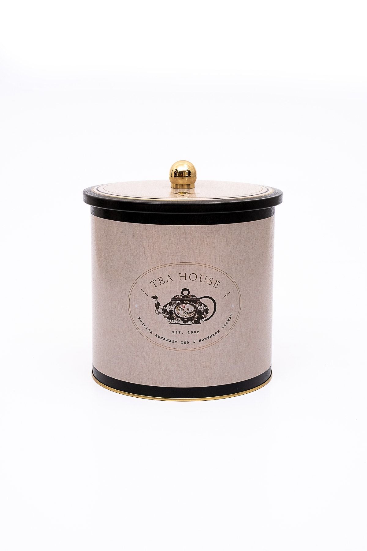 Azura Desenli Erzak Saklama Kabı - Metal Saklama Kabı 17,5 Cm X 18 Cm Er147-8f