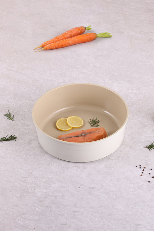Neoflam D-NEOFOTR26 Fika Alüminyum Döküm Yuvarlak Fırın Tepsisi, 26Cm